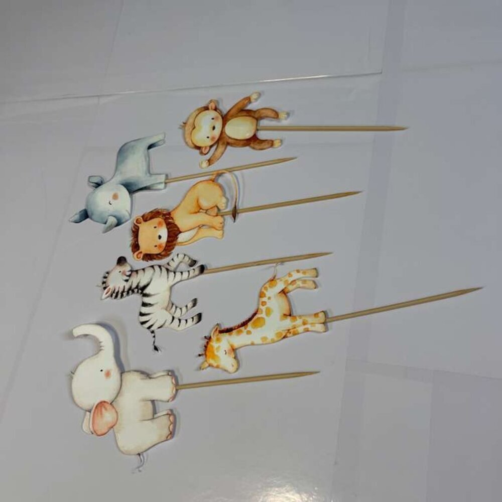 New Baby Animals Cake Topper - Picture 2 of 5